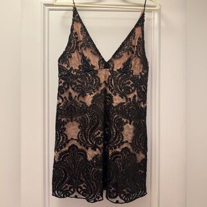 Free people black sequin dress